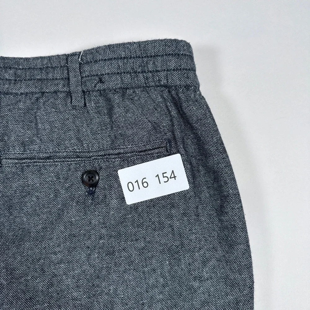 Banana Republic Pants Mens 38x32 Blue Linen Drawstring Athletic Fit Jogger Coast